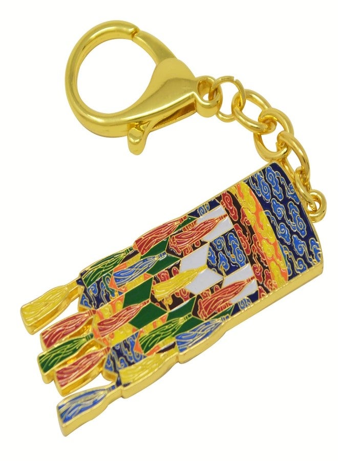 Fengshuibringluck Feng Shui ""WINNING LUCK"" Victory Banner Good Luck Success Amulet Keychain, Small - Image 1